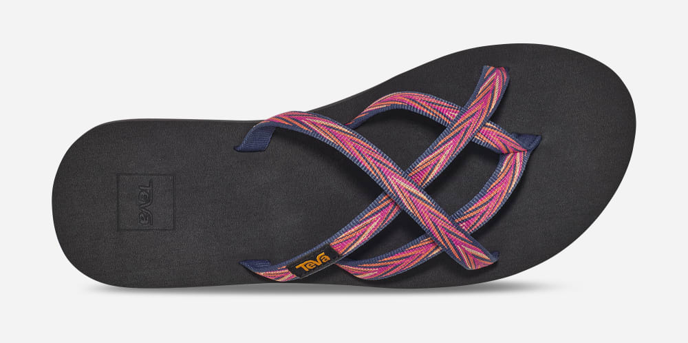 Teva Olowahu Flip Flop Dam Indigo Rosa Lila | Sverige-1034