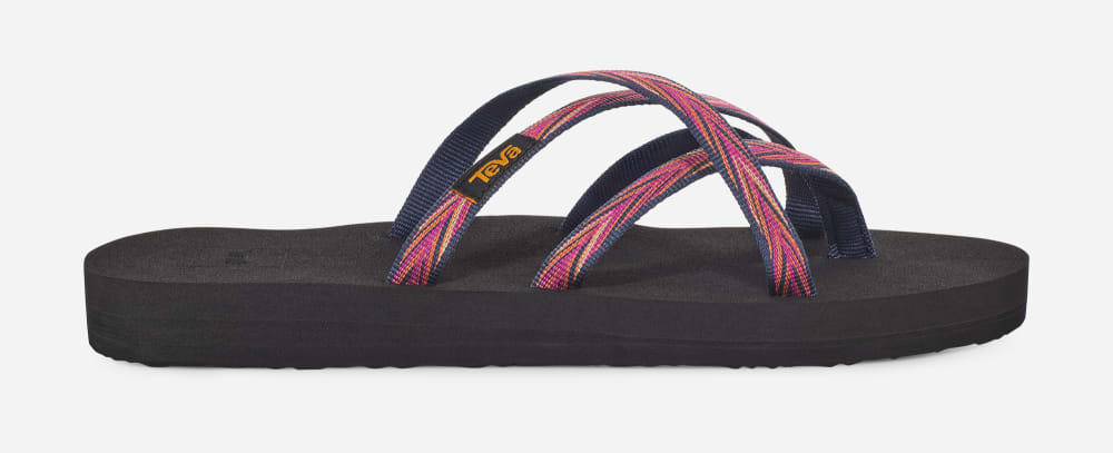 Teva Olowahu Flip Flop Dam Indigo Rosa Lila | Sverige-1034