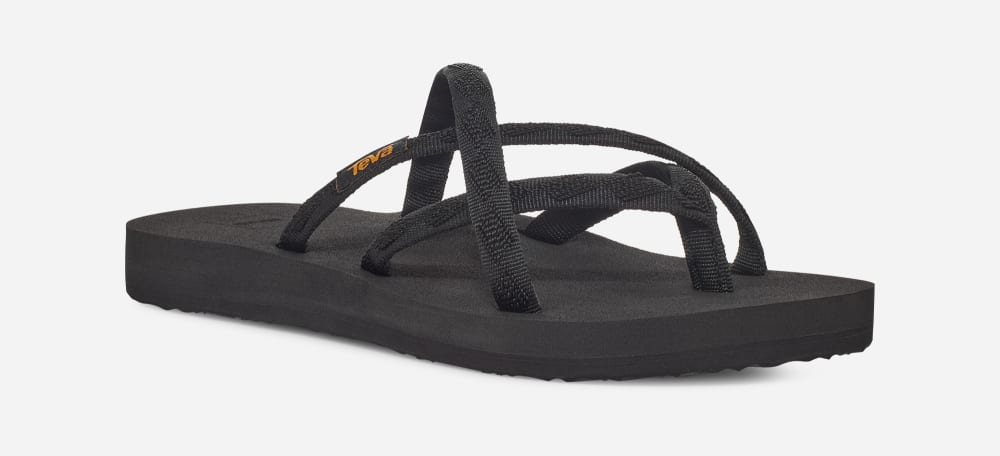 Teva Olowahu Flip Flop Dam Svarta Svarta | Sverige-3012