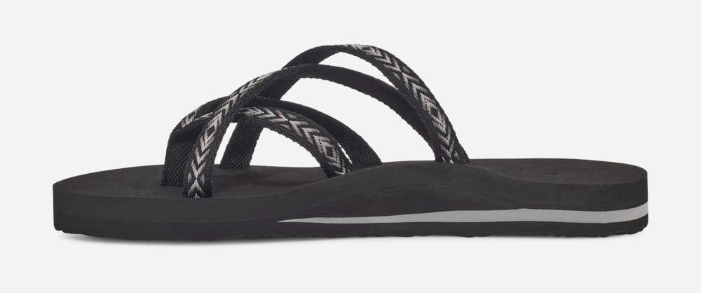 Teva Olowahu Flip Flop Dam Svarta | Sverige-1243