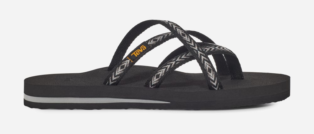 Teva Olowahu Flip Flop Dam Svarta | Sverige-1243