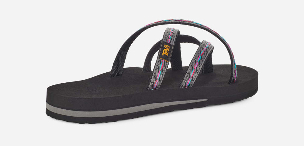 Teva Olowahu Flip Flop Dam Svarta | Sverige-7653