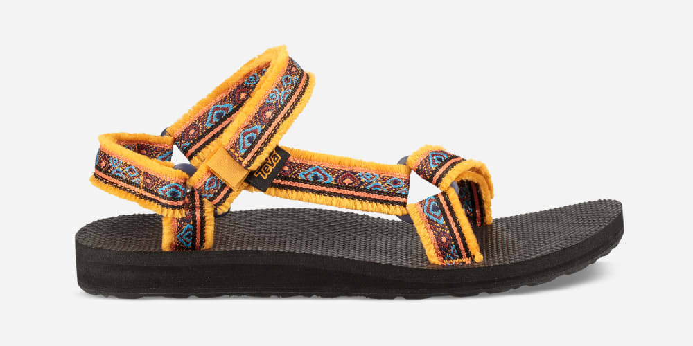 Teva Original Universal Maressa Sandaler Dam Orange Blommiga Olika Färger | Sverige-0528