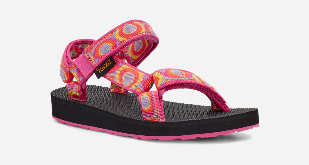 Teva Original Universal Sandaler Barn Fuchsia | Sverige-4873