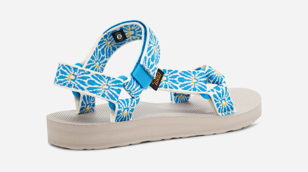 Teva Original Universal Sandaler Dam Blommiga Blå | Sverige-4710