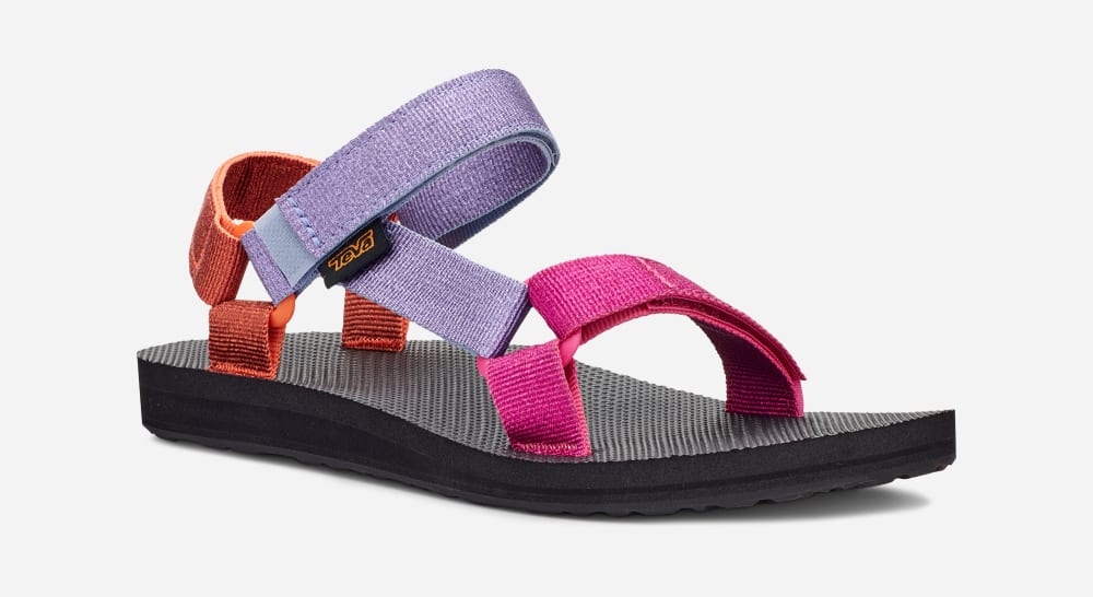 Teva Original Universal Sandaler Dam Metal Rosa Olika Färger | Sverige-0568