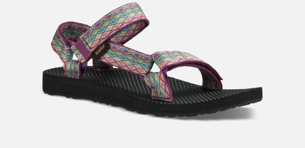 Teva Original Universal Sandaler Dam Mörklila Olika Färger | Sverige-0724