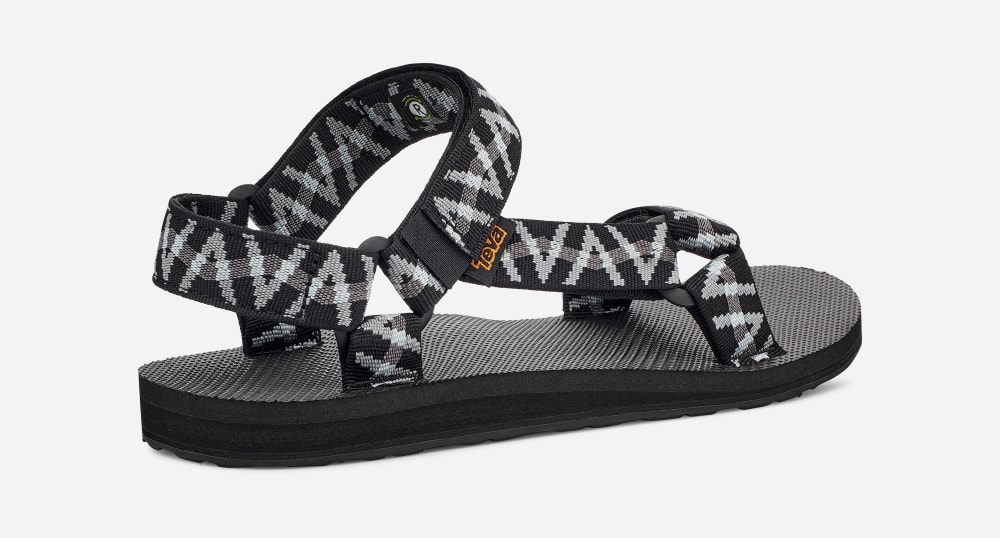 Teva Original Universal Sandaler Herr Ljussvarta Grå | Sverige-6074