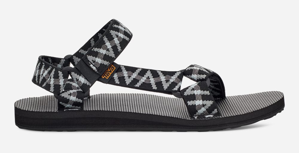 Teva Original Universal Sandaler Herr Ljussvarta Grå | Sverige-6074