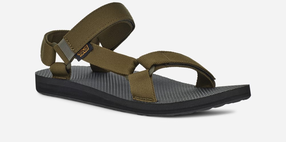 Teva Original Universal Sandaler Herr Mörkolivgröna | Sverige-1670