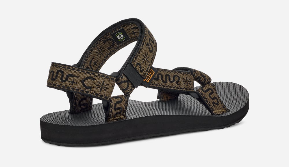 Teva Original Universal Sandaler Herr Mörkolivgröna | Sverige-3457