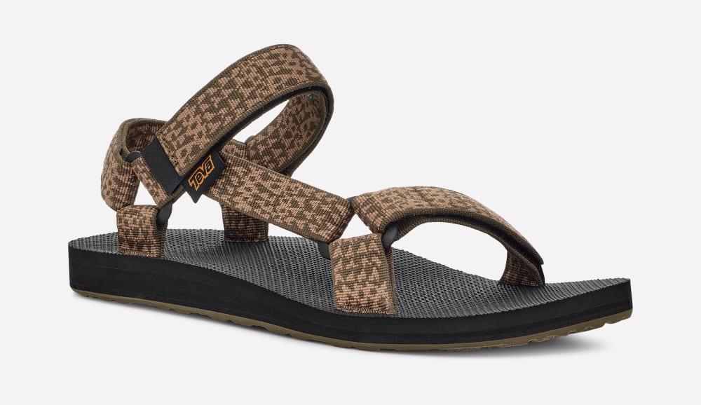 Teva Original Universal Sandaler Herr Mörkolivgröna | Sverige-3465