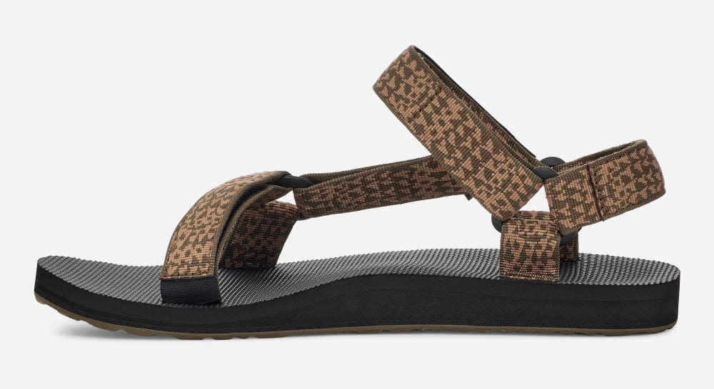 Teva Original Universal Sandaler Herr Mörkolivgröna | Sverige-3465