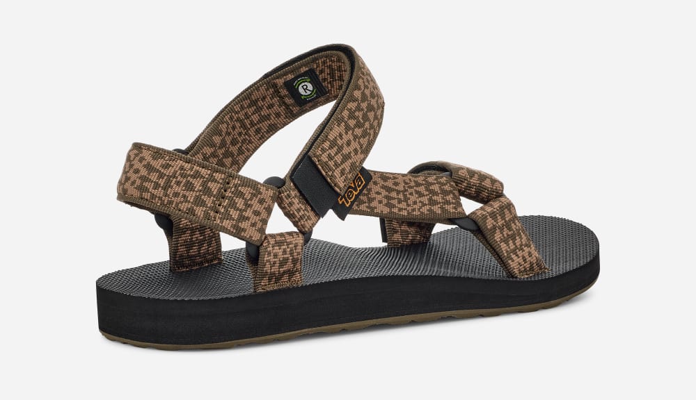 Teva Original Universal Sandaler Herr Mörkolivgröna | Sverige-3465