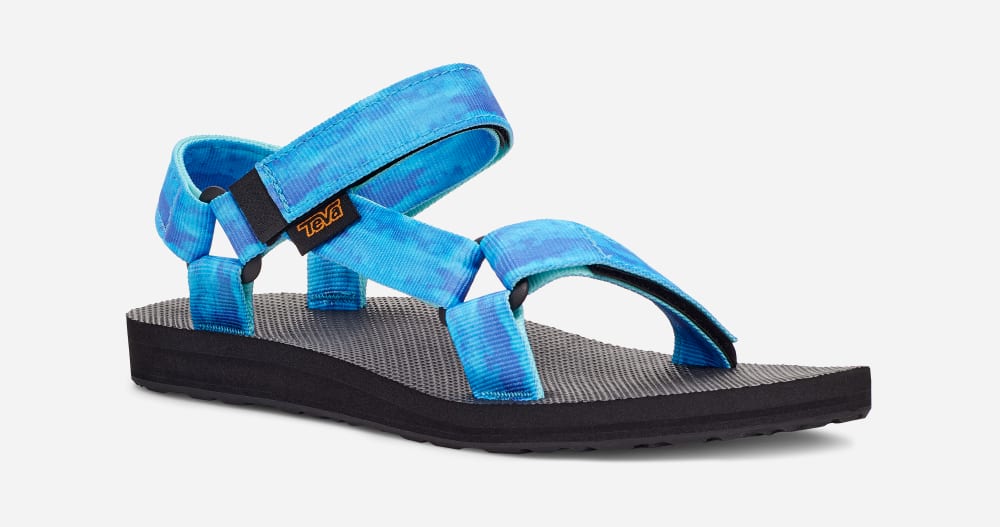 Teva Original Universal Tie-Dye Sandaler Dam Blå | Sverige-0864