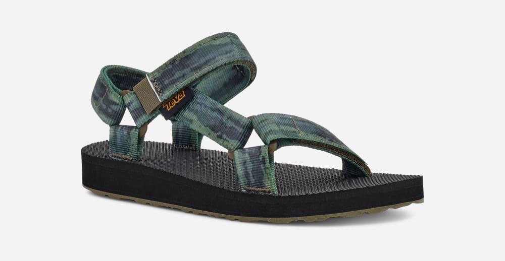 Teva Original Universal Tie-Dye Sandaler Barn Mörkolivgröna | Sverige-2510