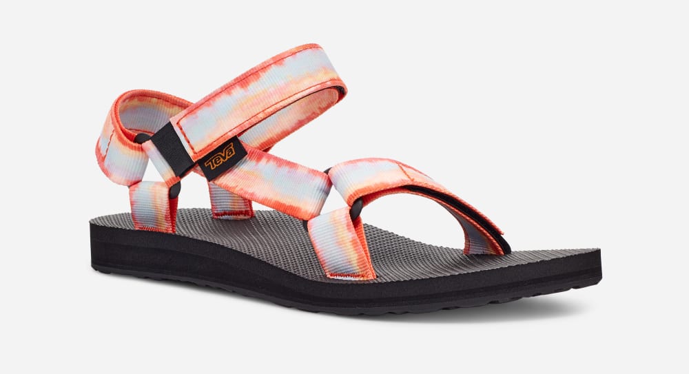 Teva Original Universal Tie-Dye Sandaler Dam Röda | Sverige-8791