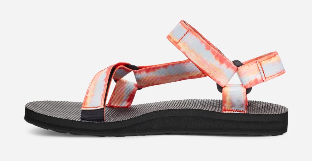 Teva Original Universal Tie-Dye Sandaler Dam Röda | Sverige-8791