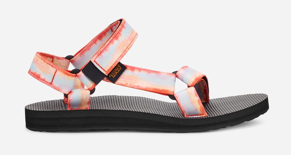 Teva Original Universal Tie-Dye Sandaler Dam Röda | Sverige-8791