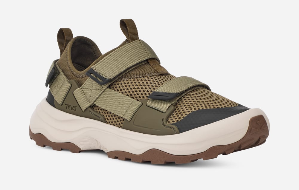 Teva Outflow Universal Sneakers Herr Mörkolivgröna | Sverige-2430