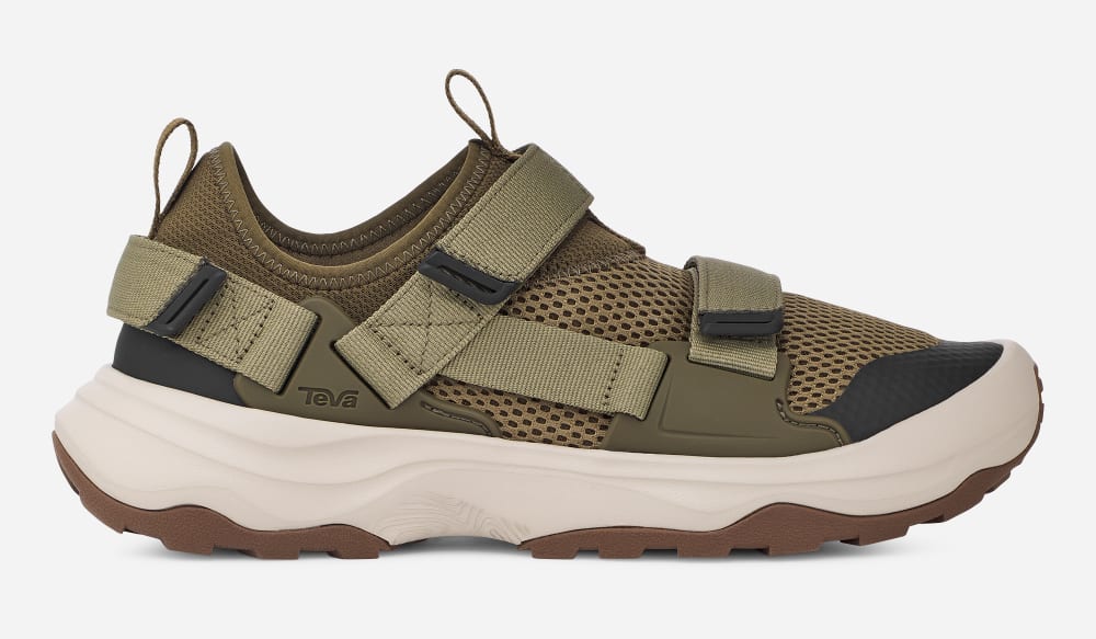 Teva Outflow Universal Sneakers Herr Mörkolivgröna | Sverige-2430