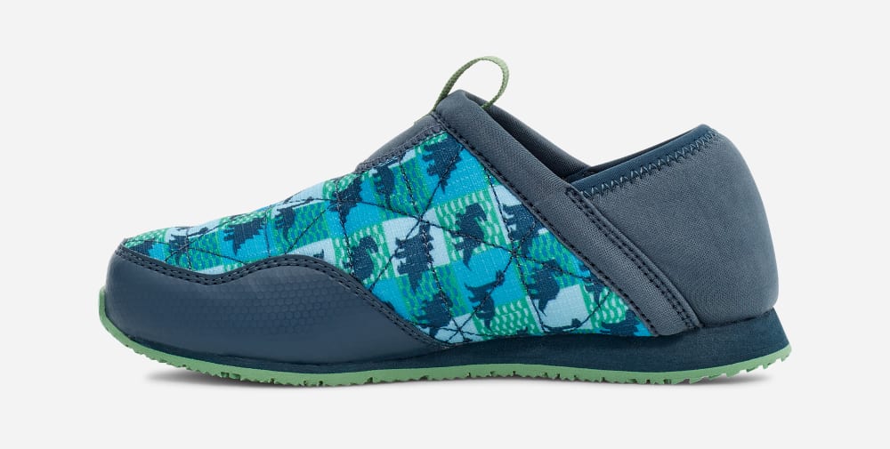 Teva ReEMBER DINOSTER INFANT Slip On Barn Blå | Sverige-9625