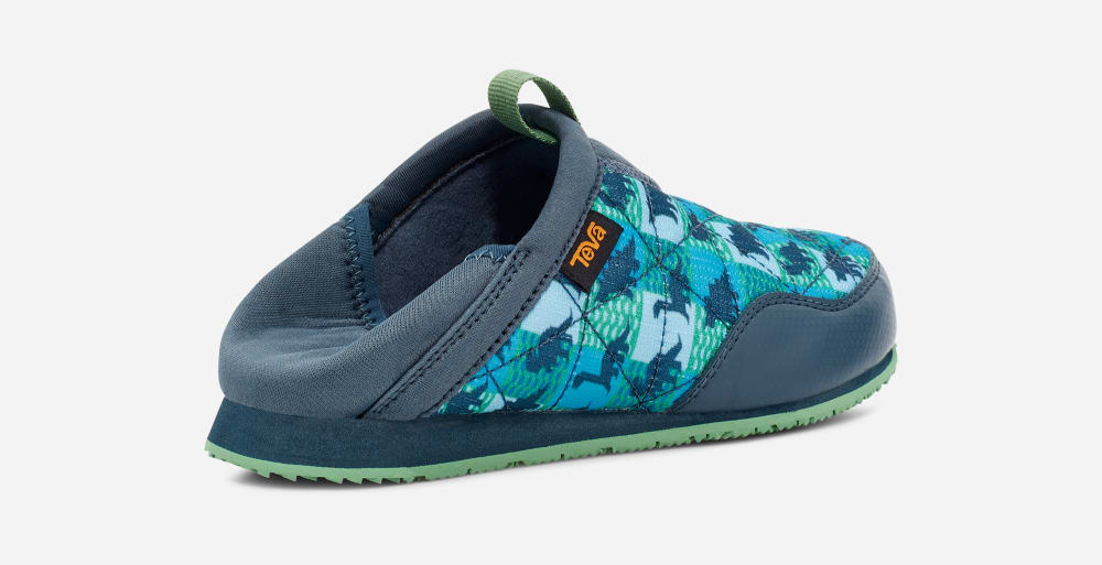 Teva ReEMBER DINOSTER INFANT Slip On Barn Blå | Sverige-9625