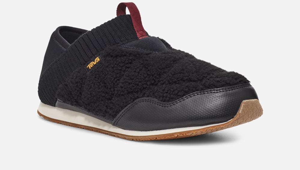 Teva ReEMBER FLEECE Slip On Dam Svarta | Sverige-4321