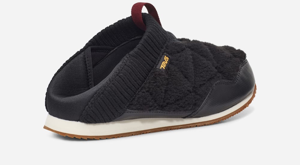 Teva ReEMBER FLEECE Slip On Dam Svarta | Sverige-4321