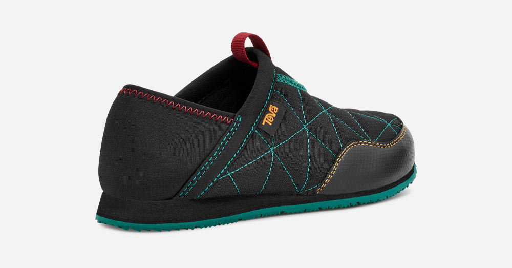 Teva ReEMBER Slip On Barn Svarta Gröna | Sverige-9518