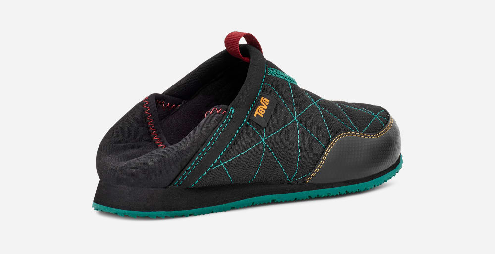 Teva ReEMBER Slip On Barn Svarta Gröna | Sverige-9518