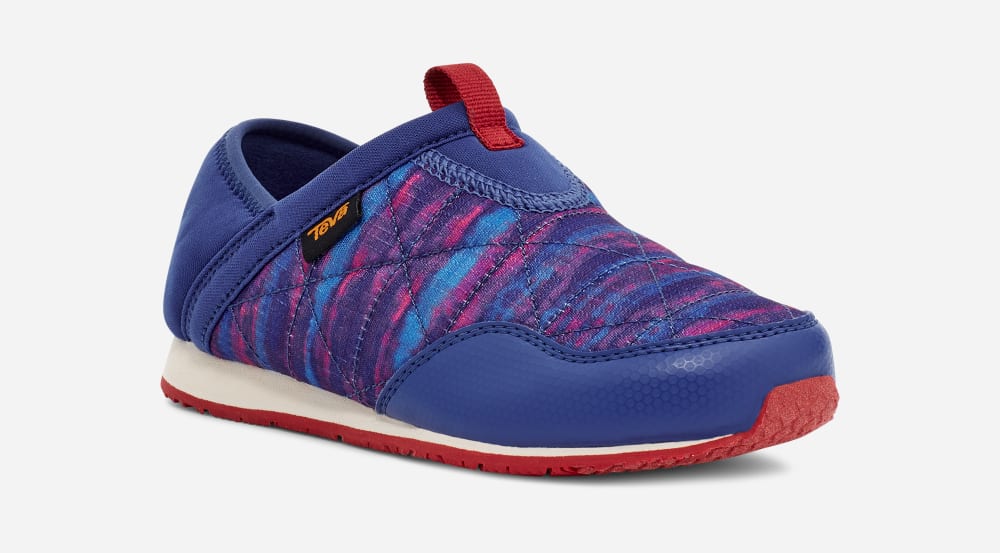 Teva ReEMBER TIE-DYE Slip On Barn Röda Blå | Sverige-9526