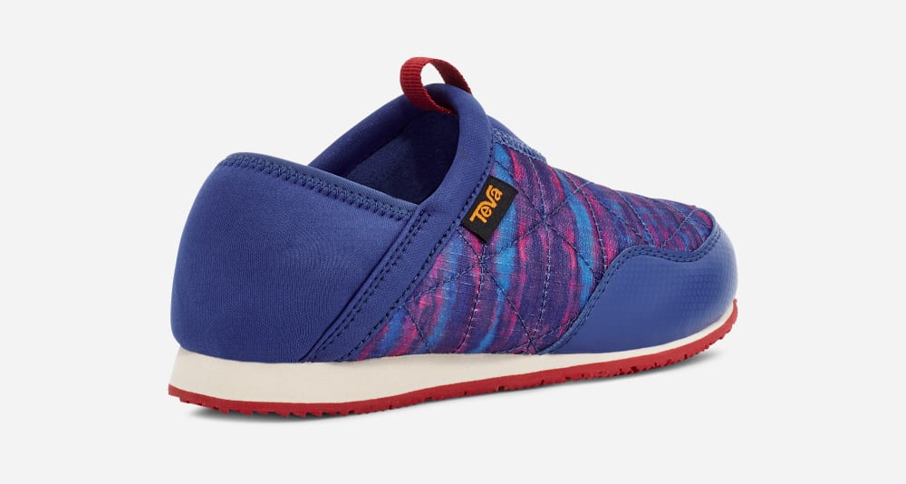 Teva ReEMBER TIE-DYE Slip On Barn Röda Blå | Sverige-9526