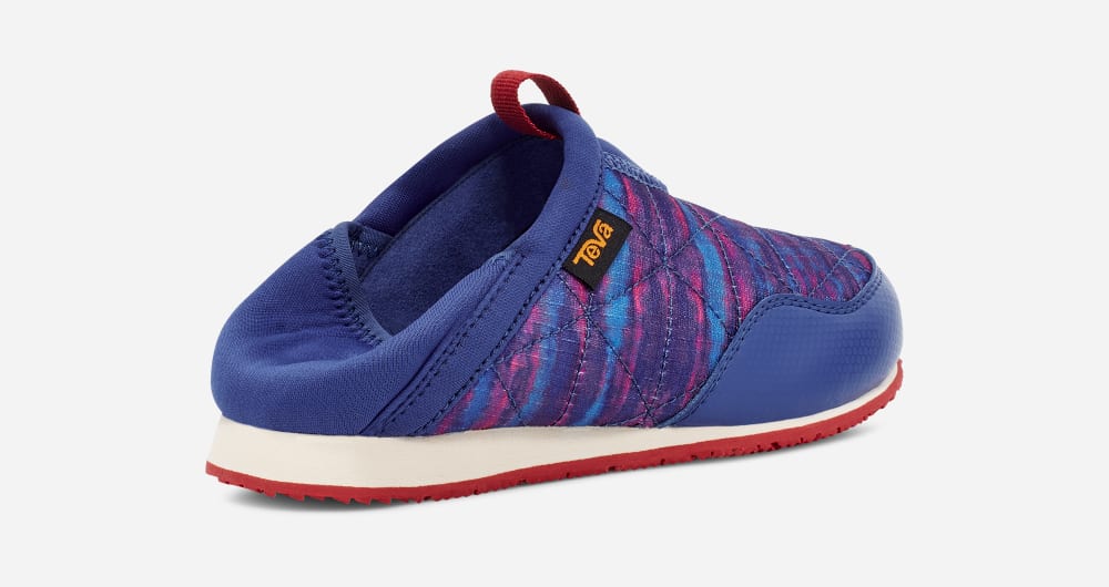 Teva ReEMBER TIE-DYE Slip On Barn Röda Blå | Sverige-9526