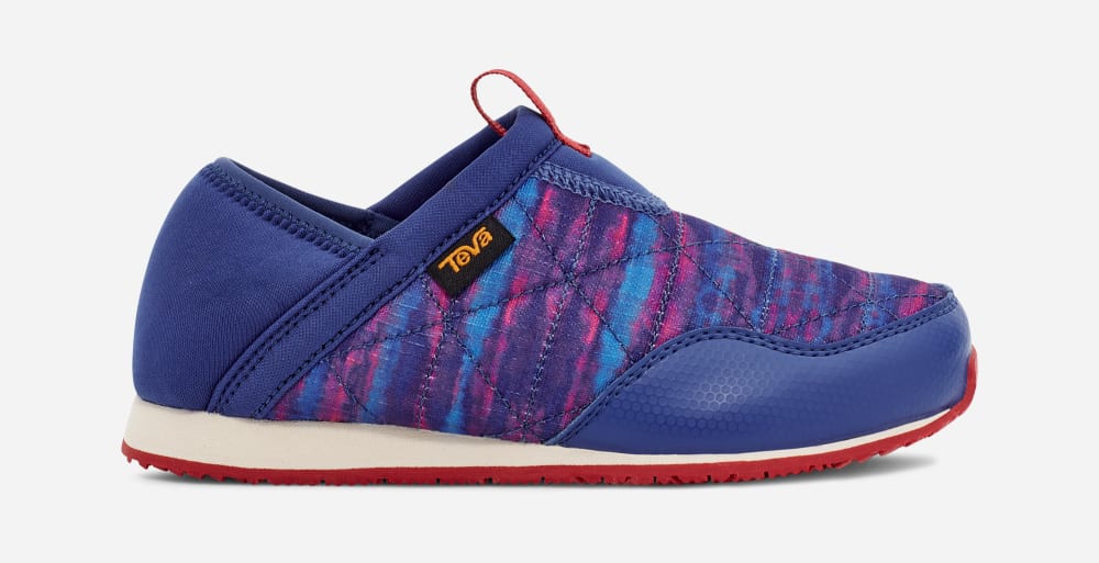 Teva ReEMBER TIE-DYE Slip On Barn Röda Blå | Sverige-9526