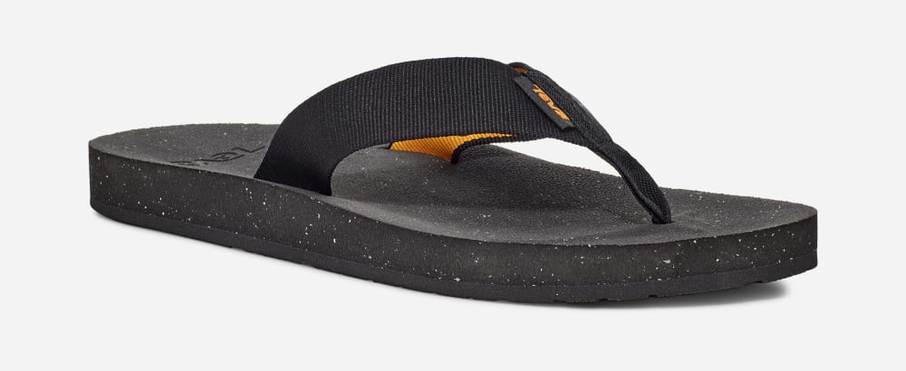 Teva Reflip Flip Flop Herr Svarta | Sverige-2153