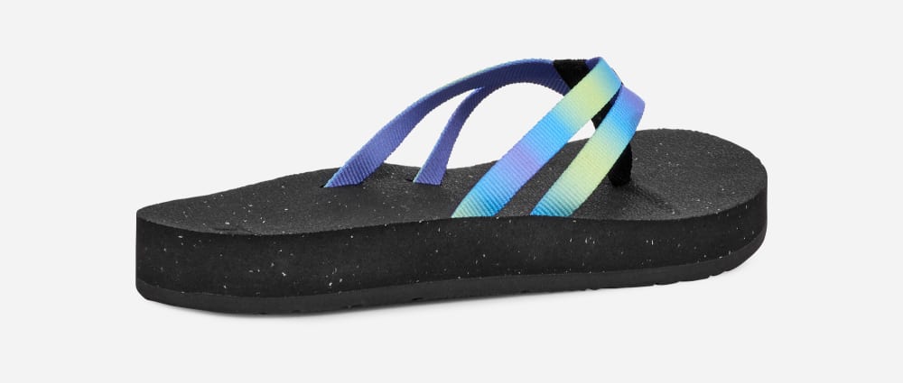 Teva Reflip Strappy Gradiate Flip Flop Dam Grå Ljusgröna | Sverige-5473