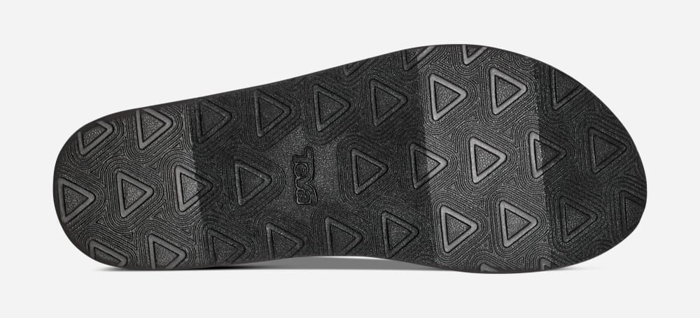 Teva Reflip Strappy Gradiate Flip Flop Dam Svarta Vita | Sverige-5946