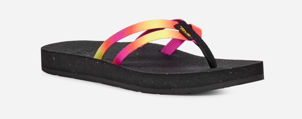 Teva Reflip Strappy Gradiate Flip Flop Dam Rosa Lila | Sverige-6042