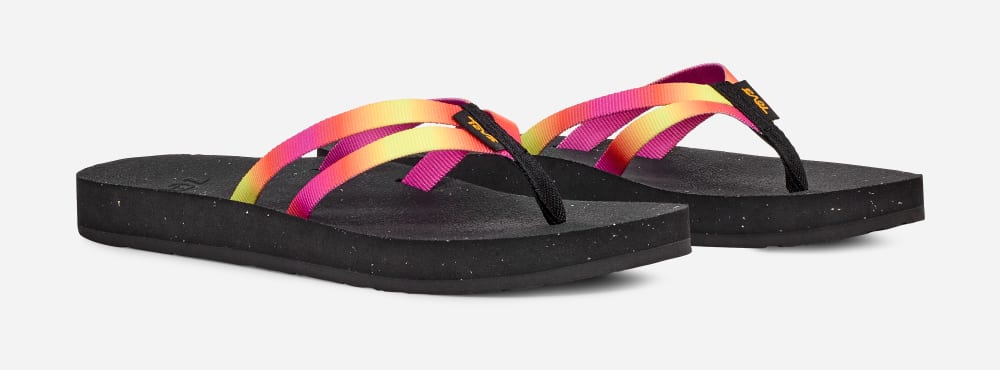 Teva Reflip Strappy Gradiate Flip Flop Dam Rosa Lila | Sverige-6042