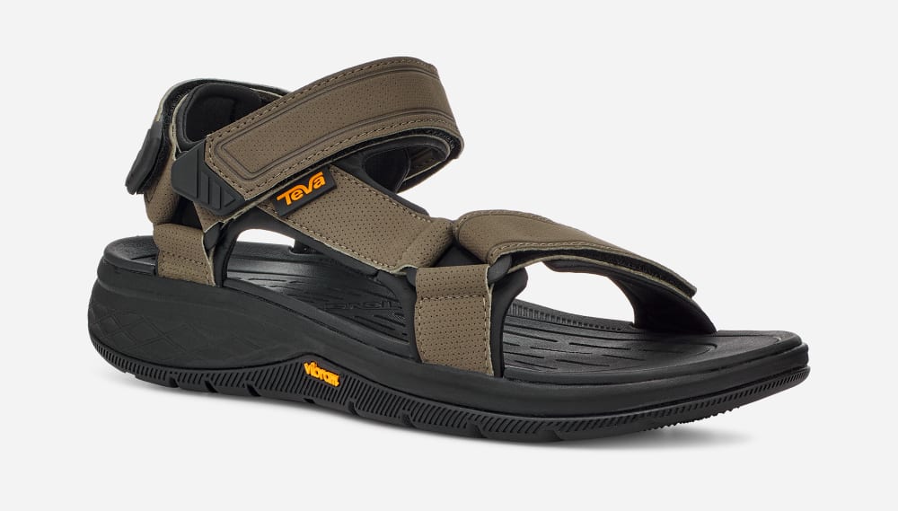 Teva Strata Universal Sandaler Herr Mörkolivgröna | Sverige-0936