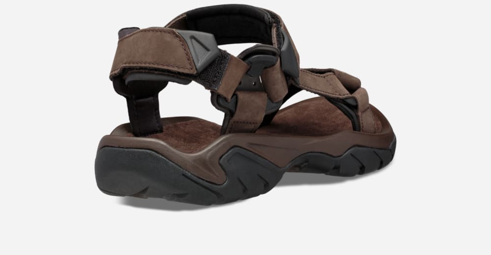 Teva Terra Fi 5 Universal Leather Vandringssandaler Dam Kaffe | Sverige-6531