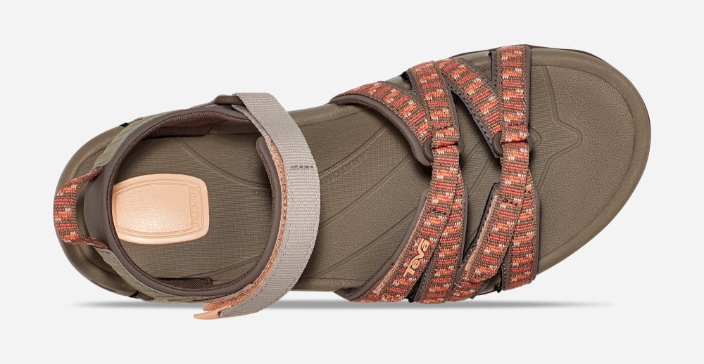 Teva Tirra Vandringssandaler Dam Bruna Orange | Sverige-1549