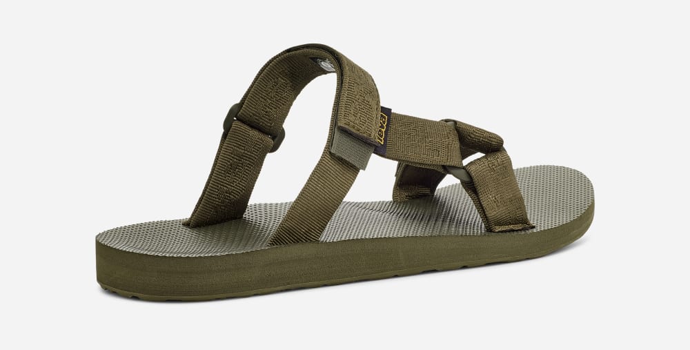 Teva Universal Tofflor Herr Mörkolivgröna | Sverige-4120