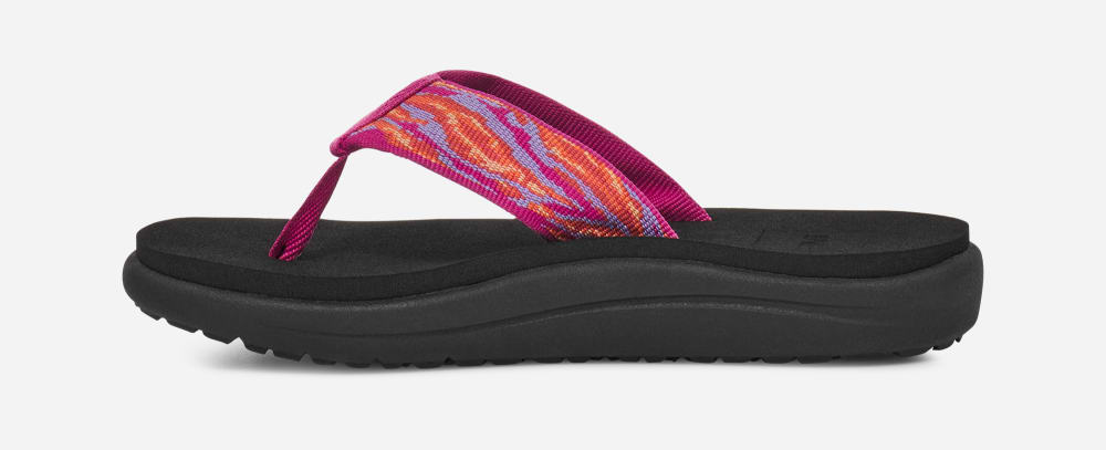 Teva Voya Flip Flop Barn Rosa Lila | Sverige-0164