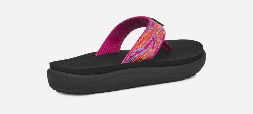 Teva Voya Flip Flop Barn Rosa Lila | Sverige-0164