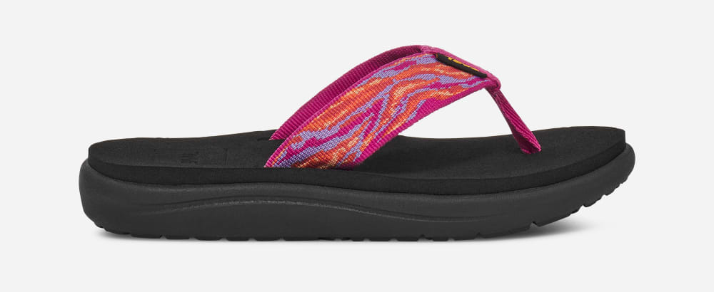 Teva Voya Flip Flop Barn Rosa Lila | Sverige-0164