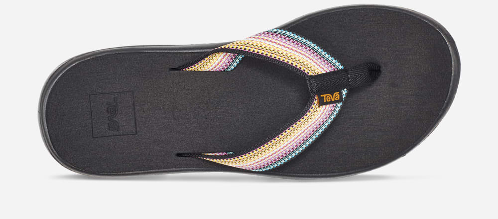 Teva Voya Flip Flop Dam Svarta Olika Färger | Sverige-0123