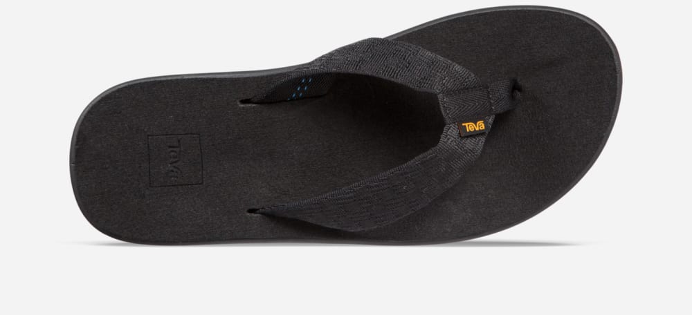 Teva Voya Flip Flop Herr Mörkröda Svarta | Sverige-2764