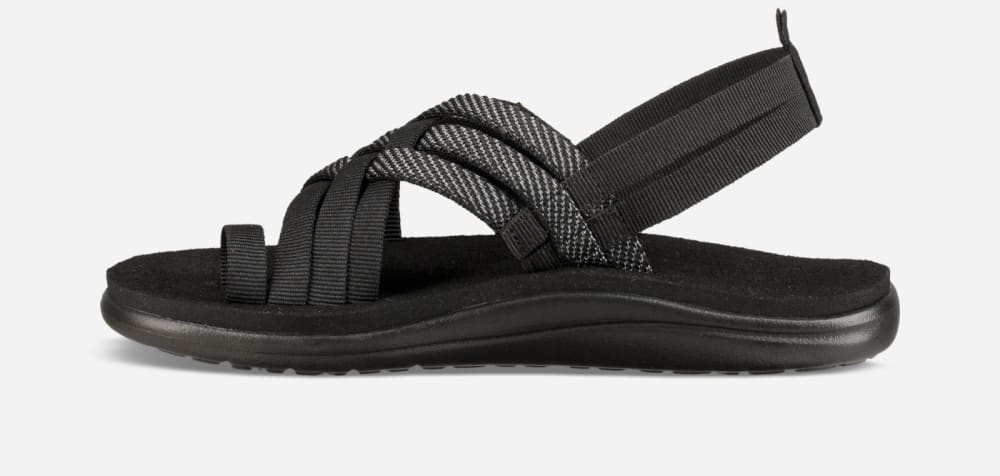 Teva Voya Strappy Sandaler Dam Svarta | Sverige-6087